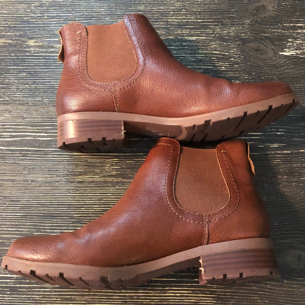 3 for $50 Brown leather ankle boots very soft!!!!